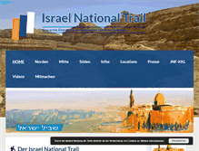 Tablet Screenshot of israel-trail.com